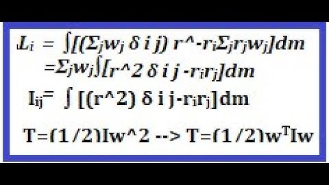 Tensors: Inertia Tensor Pt. 1