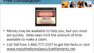 Mesothelioma Lawyer Cape Canaveral Florida 1~866~777~2557 Asbestos Lung Cancer Lawsuit FL ~ YouTube