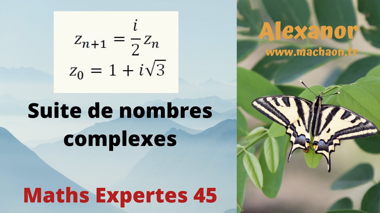 option maths expertes #45 suite géométrique de nombres complexes
