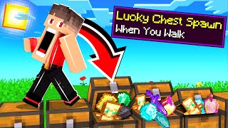 ماين كرافت اي شي تلمسه يتحول الى صناديق الحظ!🤑 (زعيم اليد!)😱 - Lucky Box Touch