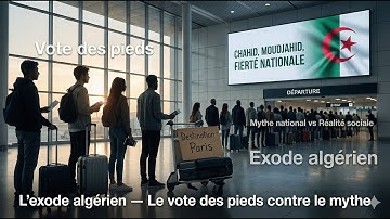 Le Grand Paradoxe de l Exode algérien : le vote des pieds contre le mythe.