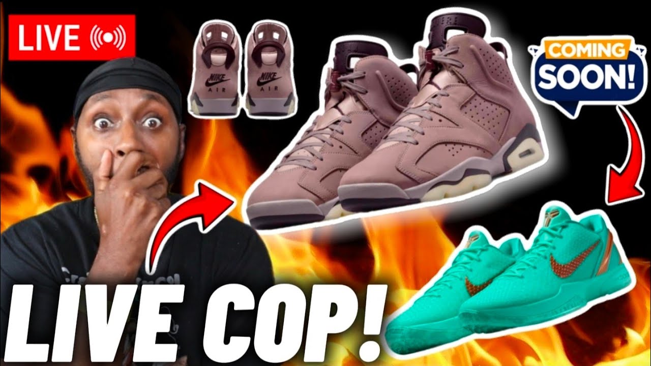 LIVE COP! A MA MANIÈRE x Jordan 6 “Smoky Mauve” + Kobe 6 Jalen Brunson SOON!