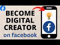 How to Change Facebook Profile to Digital Creator - 2025