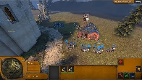 Lambda Wars Beta Gameplay 4P Overrun (Hillfort Survival P1) #18