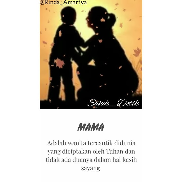 SAJAK DETIK MAMA! UNTUK STORY WA