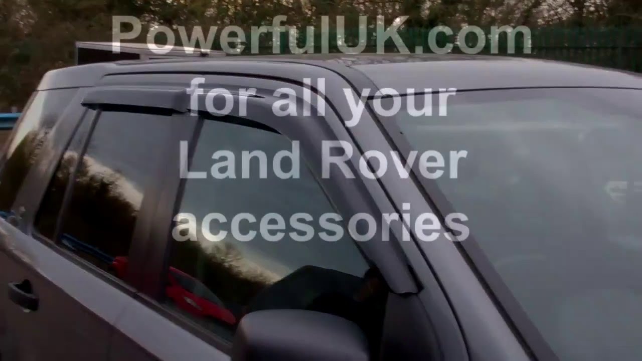 Auto Clover Wind Deflectors Set for Land Rover Freelander 2 2007