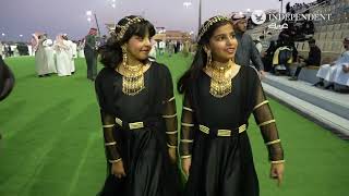 مقابلة الأمير بندر بن خالد الفيصل - سالم بن محفوظ -فهد الجبر- مهرجان كأس السعودية لسباق الخيول 2023