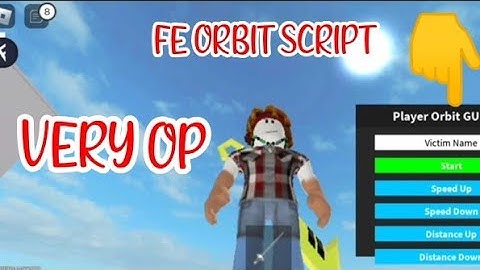 ROBLOX FE ORBIT SCRIPT using FLUXUS EXECUTOR played at Fencing game - script link on comments