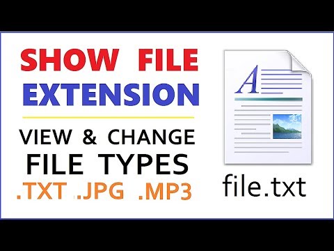 Show File Extensions Windows 10 - How to View and Change File Type