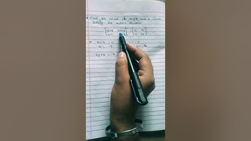 find the values of x,y,z and a which satisfy the matrix equation || Laljee prasad publication