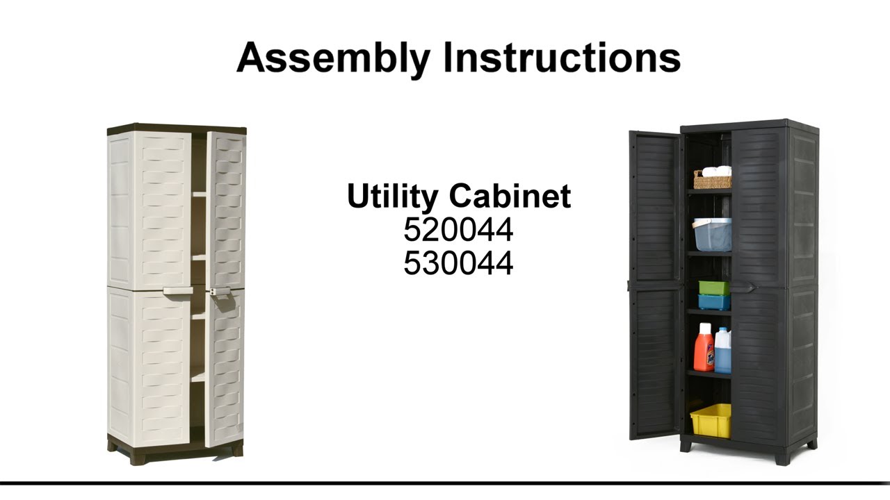 Utility Plastic Cabinet 520043
