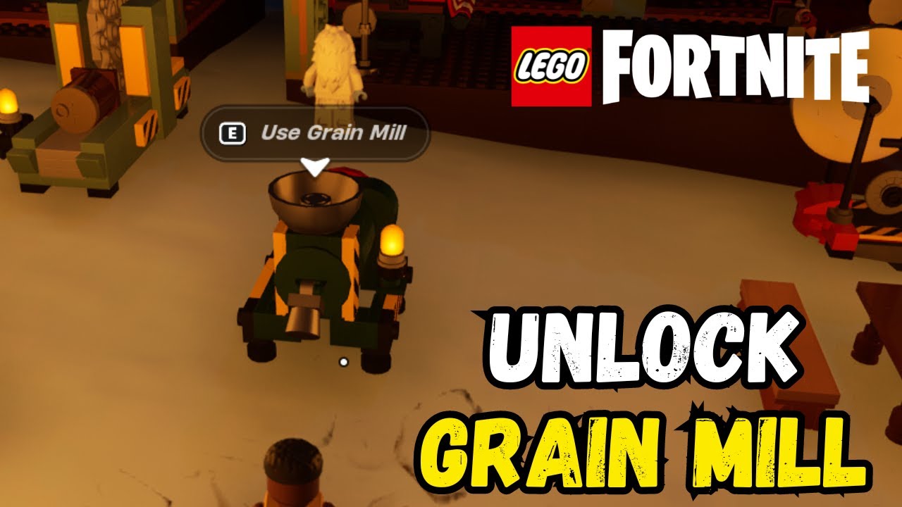 How to Get Grain MIll in Lego Fortnite fortnitelego YouTube
