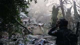 At least nine people injured in an Iranian missile strike on Israel