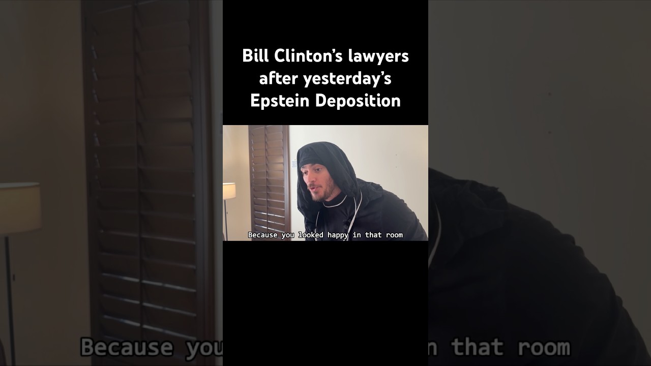 Bill Clinton Epstein Deposition #shorts #comedy #funny