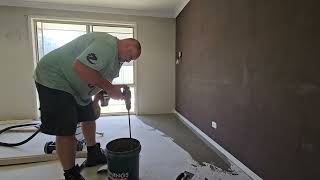 using bunnings floor leveller