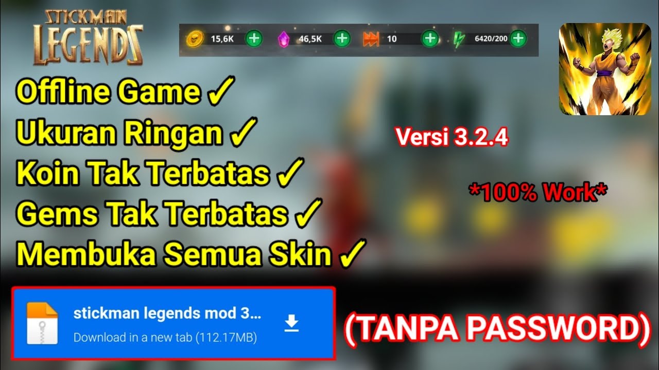Update! Download Stickman Legends Mod Apk Terbaru [Versi 3.2.4] YouTube