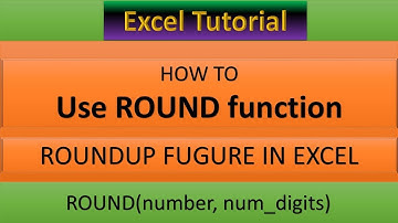 Using the Round, Roundup, Rounddown Function in Excel | Excel Tutorial Bangla