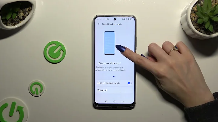 How to Enter One Handed Mode on HUAWEI Nova 12i?