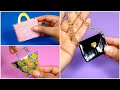 Como hacer Bolsos Carteras en Miniatura fácil | how to make Miniature Bags