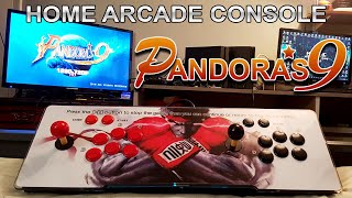 1,500 Arcade Games Pandora's Box 9 Home Arcade 2 Player Joystick Console Review 2020 Full Games List