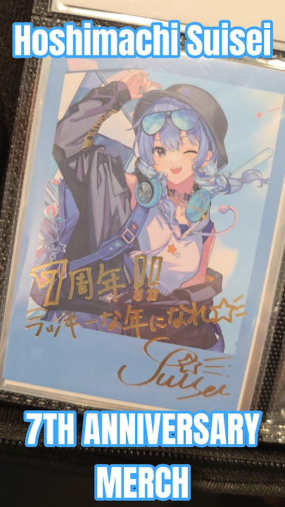 Hoshimachi Suisei 7th Anniversary Merch