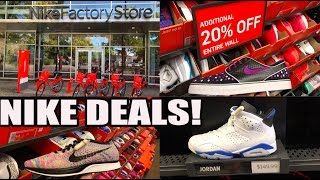 NIKE OUTLET: JORDAN RETROS, DBS, FLYKNIT FUN!