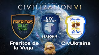 CivUkraine vs Freritos de la Vega CWC Season 9 Civilization 6