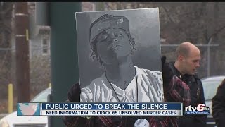 Public urged to break the silence over unsolved homicides