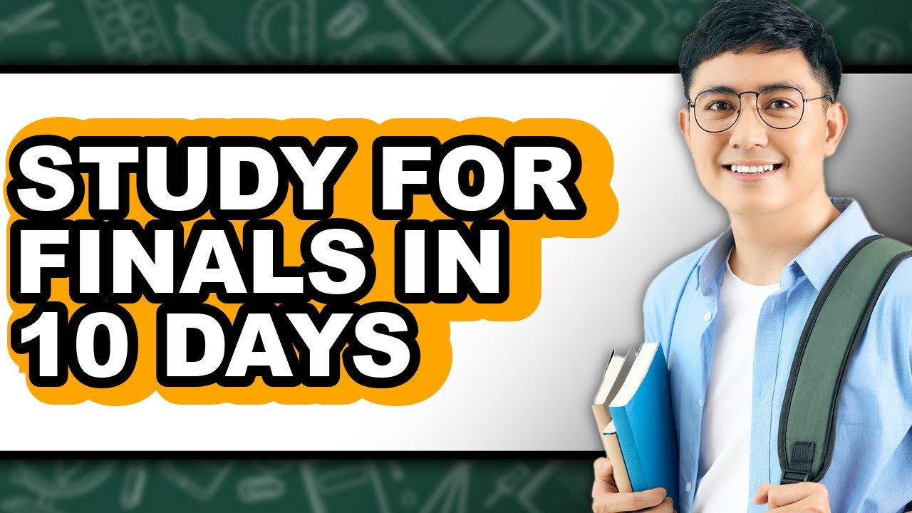 How To Study For Finals In 10 Days (Easy Method) - YouTube