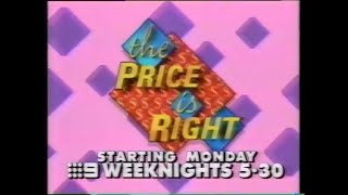 The Price Is Right Australia Channel Nine Promo 1994
