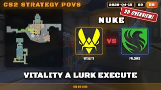 Vitality A Lurk Execute - Nuke G3R6 | Vitality | IEM Rio 2026 | CS2 POV Analysis
