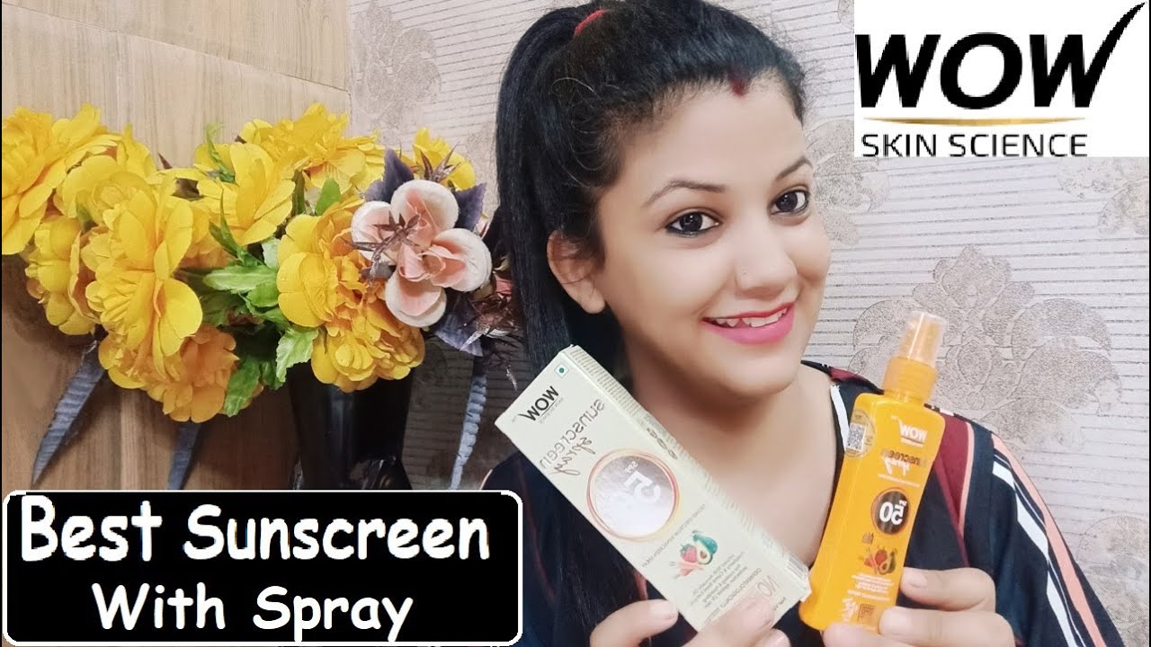 WOW Skin Science UV Water Transparent Sunscreen Spray SPF 50 | Wow Honest Review