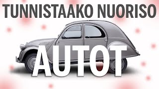 Tunnistaako Nuoriso autot?