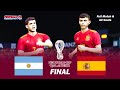 Argentina v Spain | 2022 FIFA World Cup Final | Full Match All Goals | PES 2021 eFootball