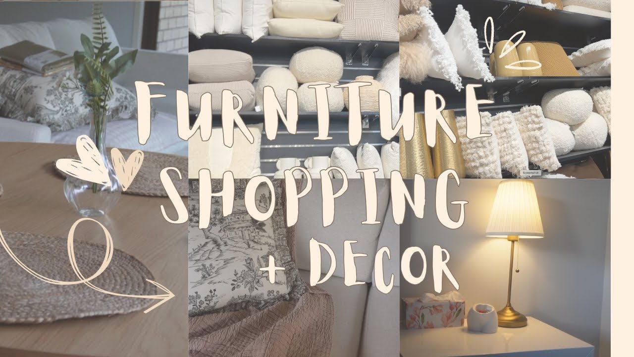 furniture shopping PLUS new home decor - YouTube