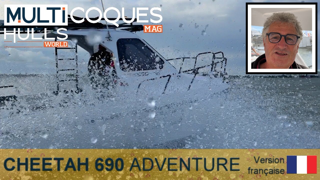 Cheetah 690-720 powercat - Teaser essai en mer - Multicoques Mag