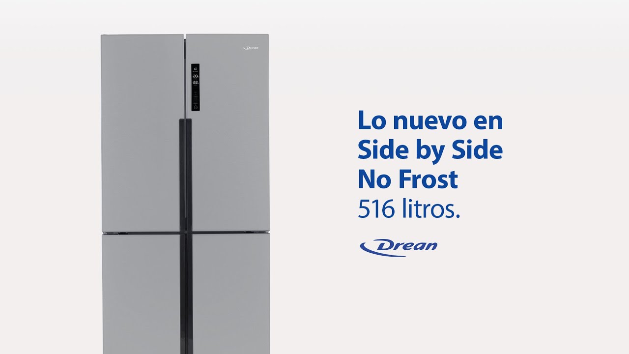 MIDEA Frigorífico Combi No Frost 55 cm ancho x 180 cm Inox - Nevera combi  libre instalación 199 L + 71 L Congelador - Refrigerador de bajo consumo  con