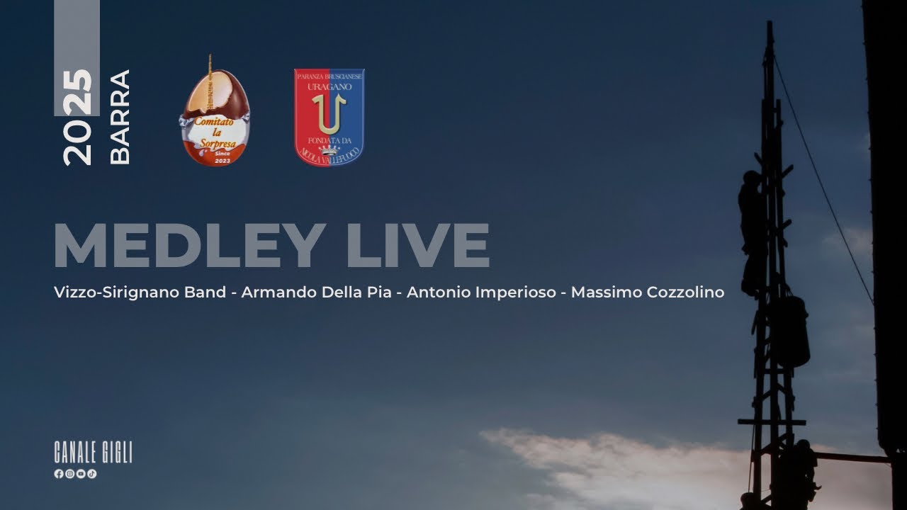 BARRA 2025 - MEDLEY LIVE URAGANO (Vizzo-Sirignano, Della Pia, Imperioso, Cozzolino)
