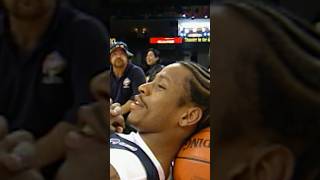 Allen Iverson Calls GAME for the East & Jerry Stackhouse Jokingly Drags Him Across the Floor