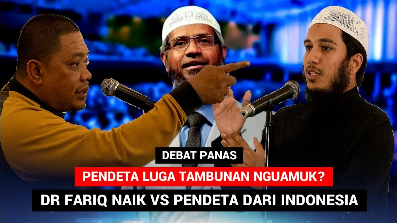 Heated Debate Between Zakir Naik's Son and Pastor Luga Tambunan (Dr. Zakir Naik in Indonesia)