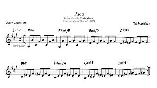 Anat Cohen - Paco (clarinet transcription)