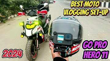 Making The Best Motovlogging Setup In 2024 With GO PRO HERO 11 BLACK 😍
