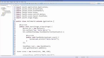 Creating First JavaFx Application In Eclipse IDE