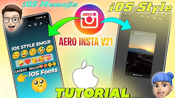 How To Enable iOS Fonts And Emojis In Aeroinsta / Round Edge Stories / Latest Android Tutorial