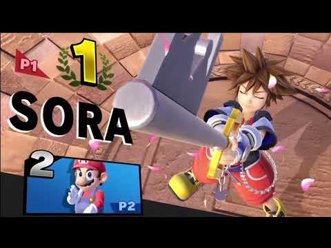 Sora Victory Screen 2 Super Smash Bros Ultimate