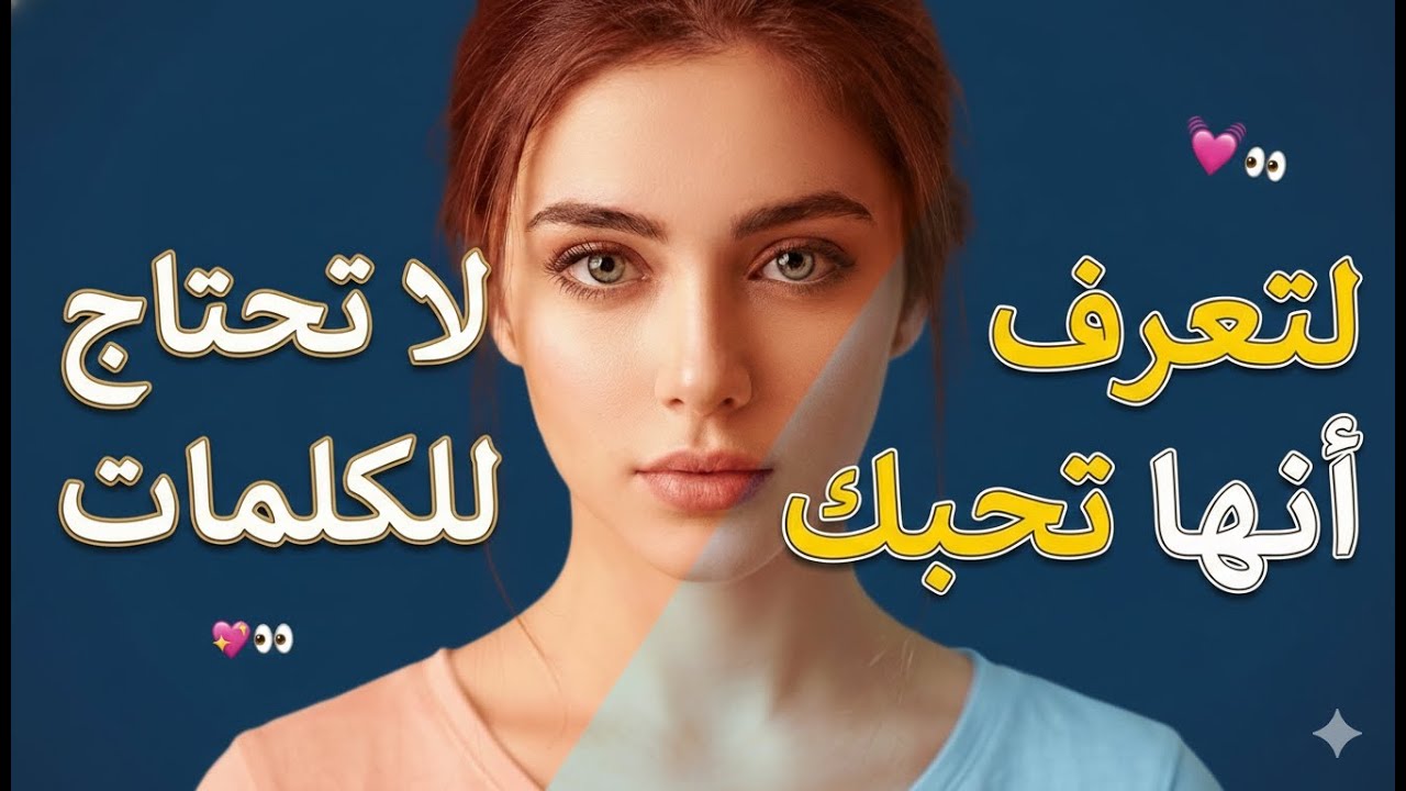 👀 لغة الصمت تكشف كل شيء: 7 علامات تخبرك أنها تحبك بدون أي كلمة 💖✨