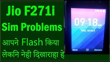 Jio F271i sim Problem | Sim Problem jio F271i | केसे ठिक करे atfe tech |