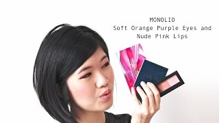 MONOLID | Soft Orange Purple Eyes & Nude Pink Lips | Pony Effect, 3CE, Tarte, Milani screenshot 4