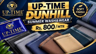 UP TIME DUNHILL FABRIC 🔥 | Summer Wash&Wear | Soft Finish | Rs. 800 Per Meter | Zeeshan Cloth screenshot 1