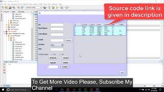 Row Count in jTable using java gui or Java gui in bangla or Java gui tutorial